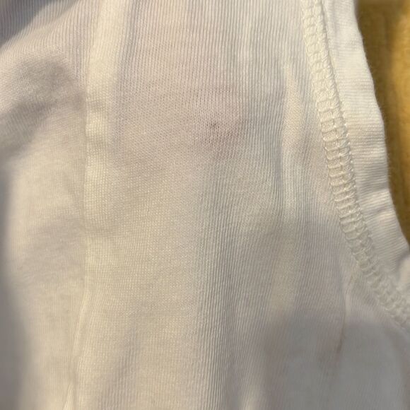 William Rast size medium white sleeveless lace up detail top one tiny spot EUC - Picture 13 of 13